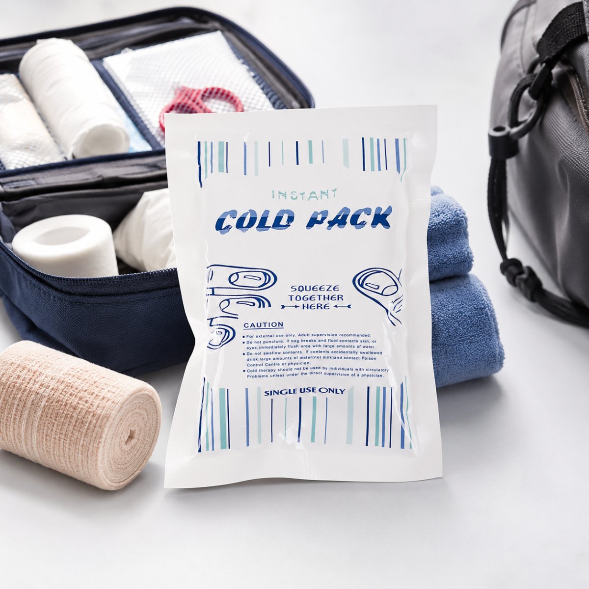 MFH Instant Cold Pack 100 g EHBO-koelpakket voor eenmalig gebruik Outdoor Reizen