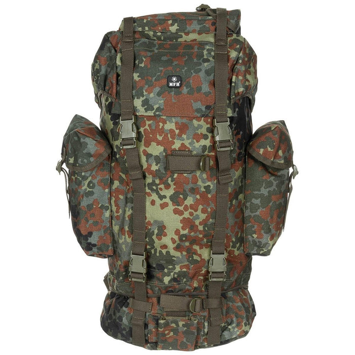 MFH militaire BW camo gevechtsrugzak 65L federale gewapende tactische tas NIEUW - GoMilitar