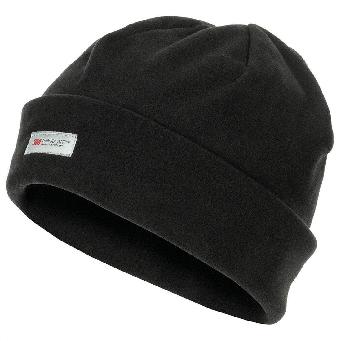MFH Militaire Fleece Beanie Hat Thinsulate Geïsoleerd Koud Weer Zwart