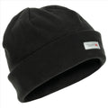 MFH Militaire Fleece Beanie Hat Thinsulate Geïsoleerd Koud Weer Zwart