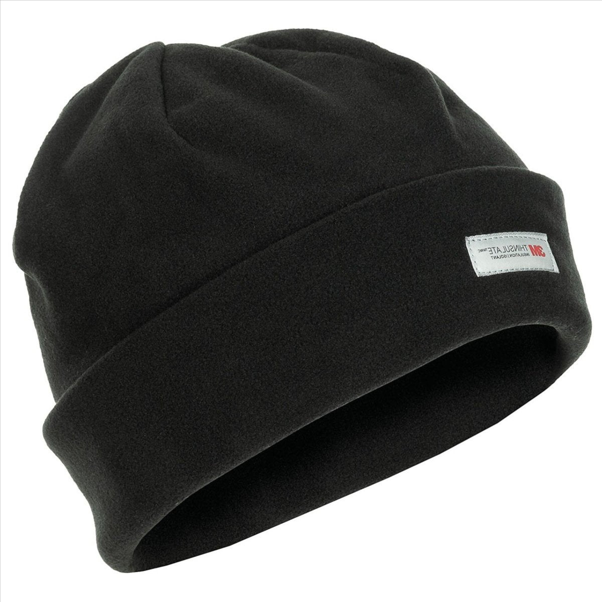 MFH Militaire Fleece Beanie Hat Thinsulate Geïsoleerd Koud Weer Zwart