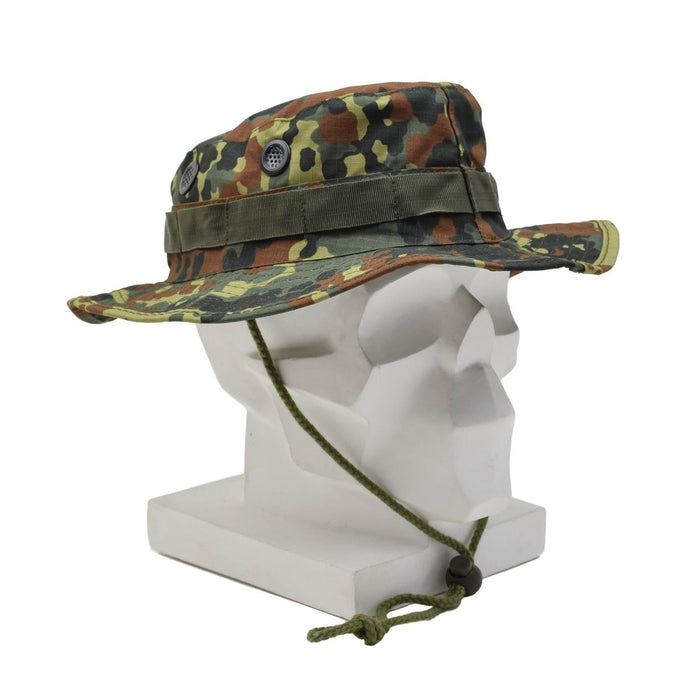 MFH Militaire Hoed Multi Gewatteerde Rand Omtreklussen Flecktarn Camo - GoMilitar