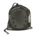 MFH Militaire stijl Knie Pads Protector Hook en Loop Sluiting Olive Plastic Shell