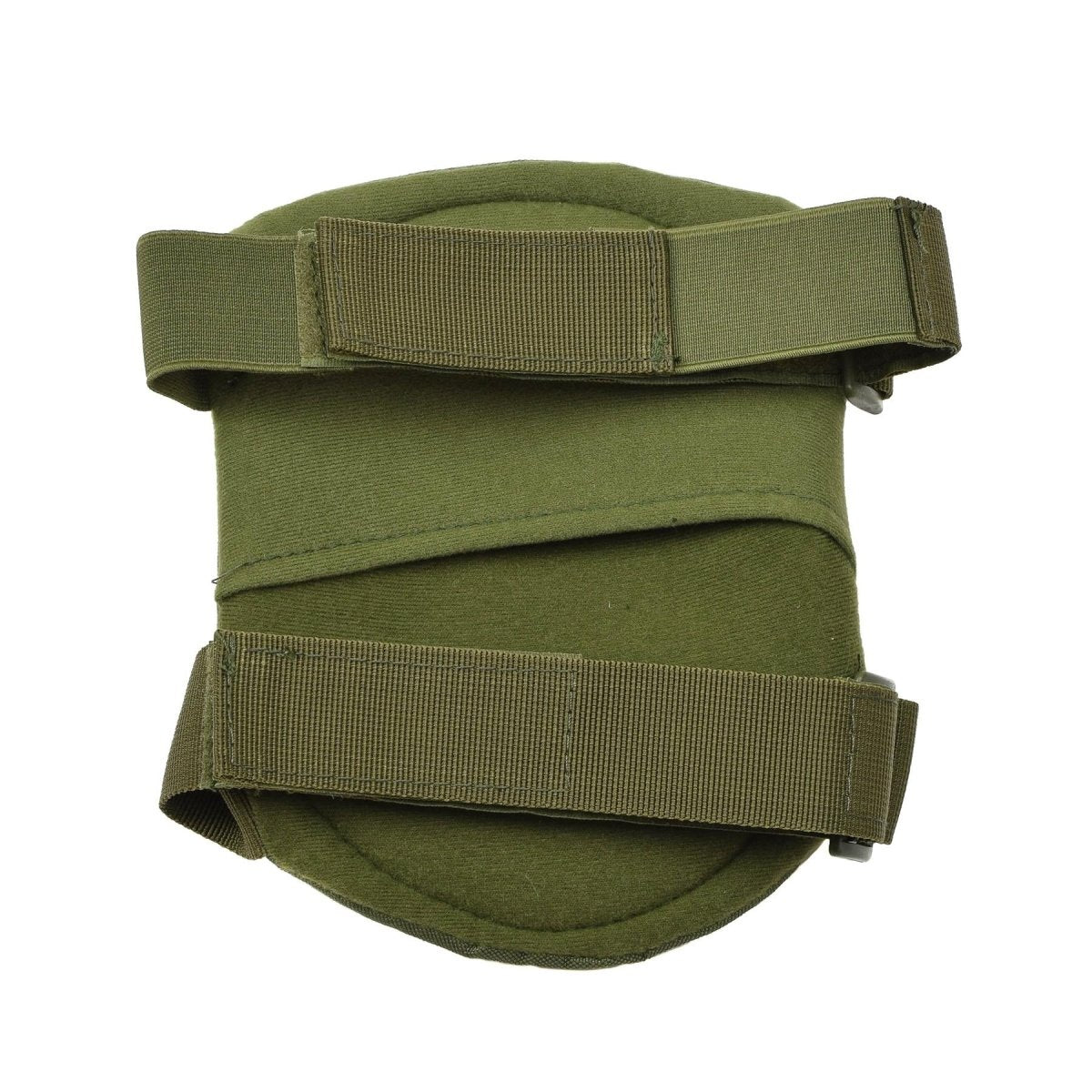 MFH Militaire stijl Knie Pads Protector Hook en Loop Sluiting Olive Plastic Shell