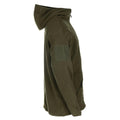 MFH militaire stijl olijf hoodie fleece jas tactisch leger vol zip wandelen nieuw