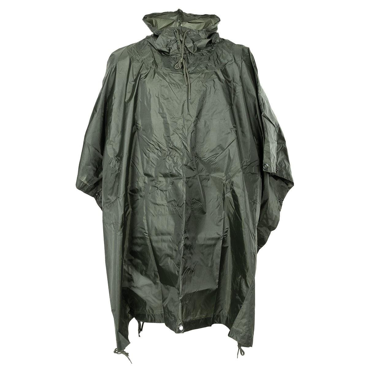 MFH Poncho Verstelbare capuchon Waterdicht Winddicht RipStop-stof Naden gelast