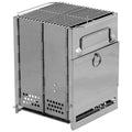 MFH raketkachel roestvrij voldbaar BBQ rooster camping grill buiten bbq kookgerei