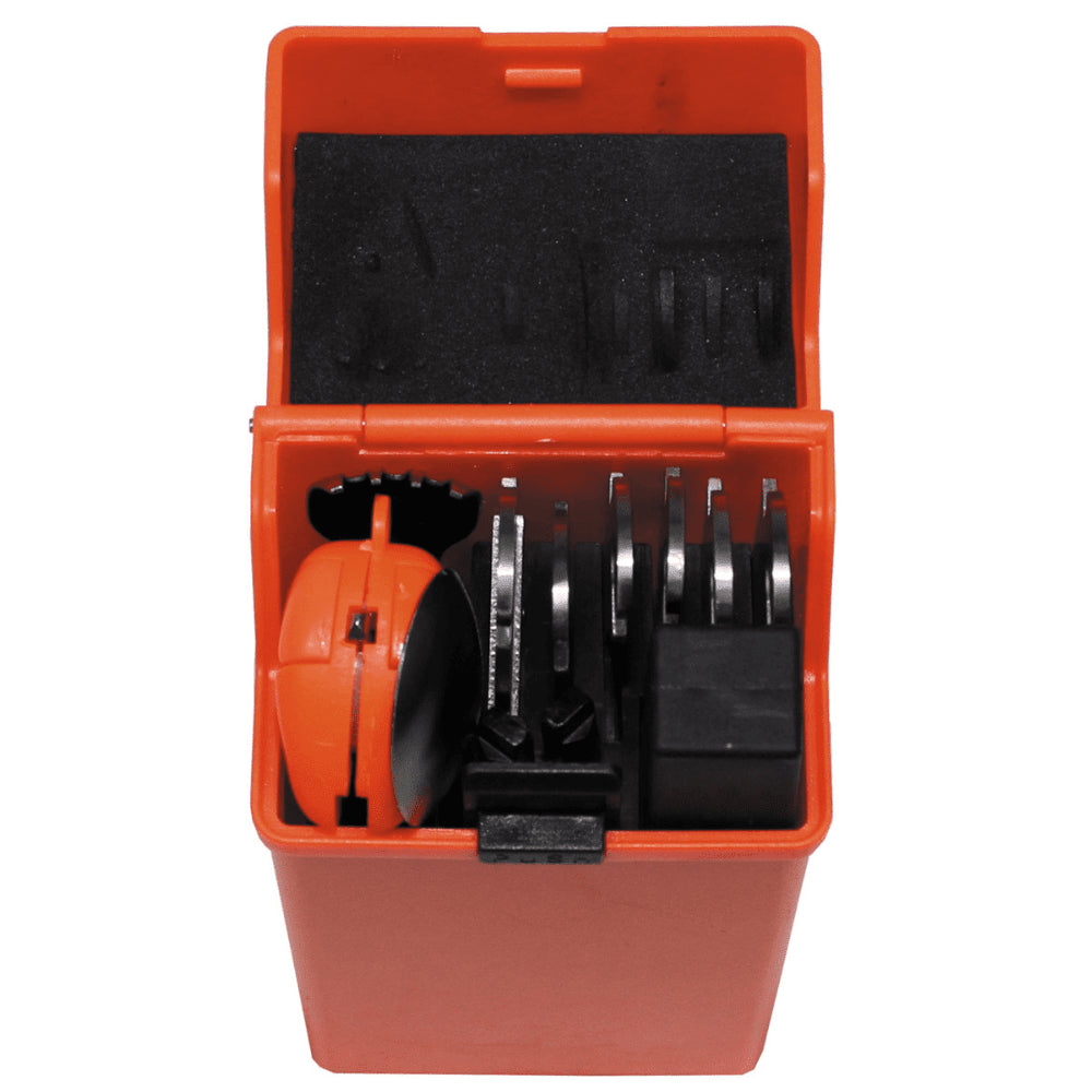 MFH Special 27-delige overlevingsset Utility-gereedschapskist Oranje Camping Outdoor
