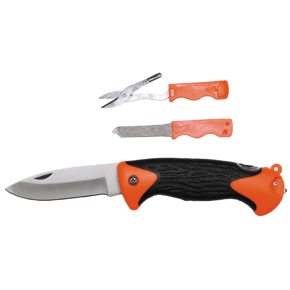 MFH Special 27-delige overlevingsset Utility-gereedschapskist Oranje Camping Outdoor