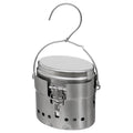 MFH Zweeds leger trangia puinhoop kit repro m40 roestvrij staal 1.5L camping brander