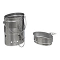 MFH Zweeds leger trangia puinhoop kit repro m40 roestvrij staal 1.5L camping brander