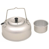 MFH Teakettle aluminium lichtgewicht 1-liter kampvuur ketel theesoep camping pot