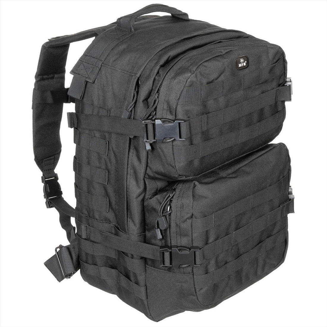 MFH US Assault II Tactische rugzak 40L Ergonomische Molle System Hydratatie gereed