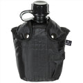 MFH U.S. Militaire plastic kantine 1l schroefdop Clips Bevestiging BPA Gratis zwart