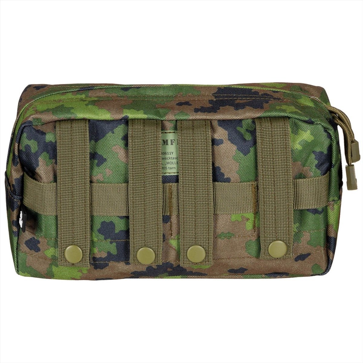 MFH Utility Pouch Grote 2-wegrits MOLLE-bevestigingsriemen M05 Camouflage