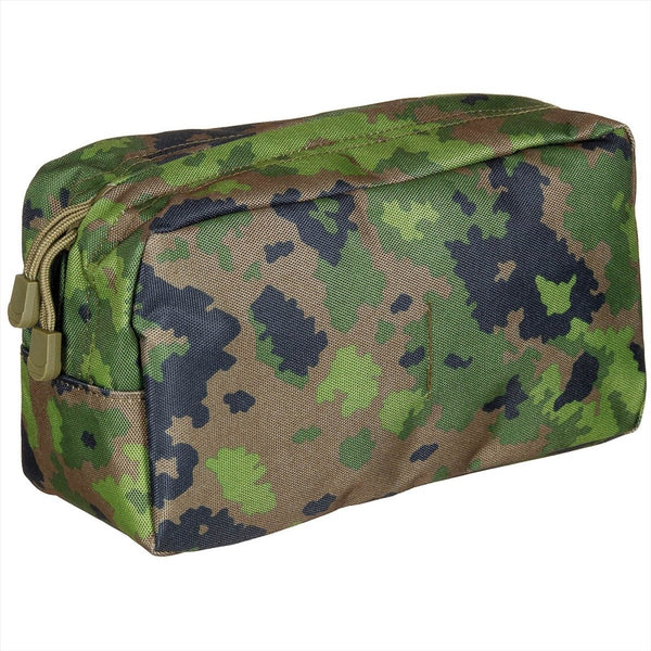 Mfh hulppost zakje grote 2 -wegen zip molle bevestiging riemen m05 camouflage