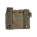 Mil-Tec admin zakje molle bijlage zaklamp pen notebook pocket olijf
