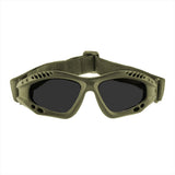 Mil-Tec Air Pro Commando Tactical Goggles Rooklens Anti Scratch Anti Fog