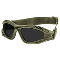 Mil-Tec Air Pro Commando Tactical Goggles Rooklens Anti Scratch Anti Fog