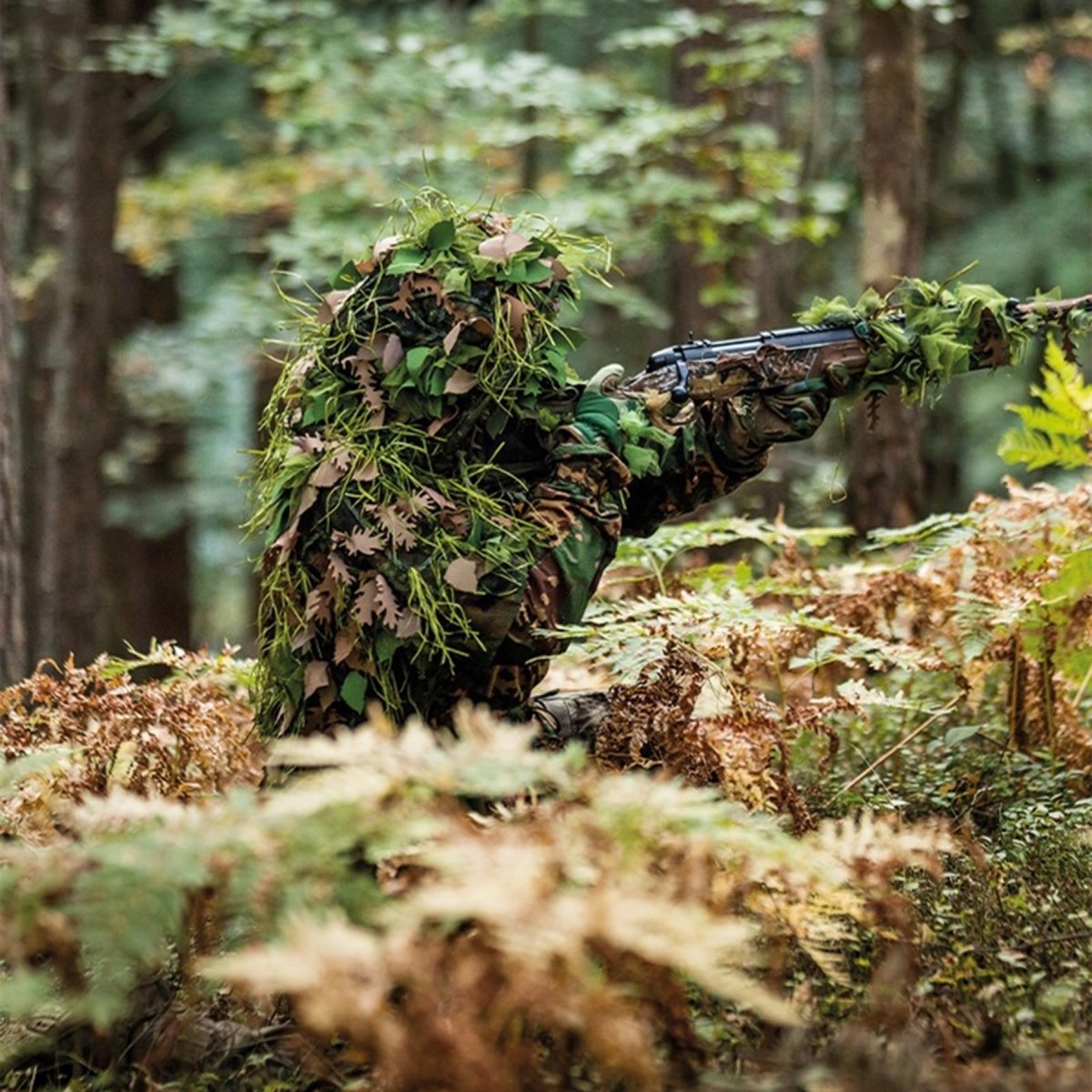 MIL-TEC camouflagepakket voor alle doeleinden Lichtgewicht Ghillie 315 bladelementen