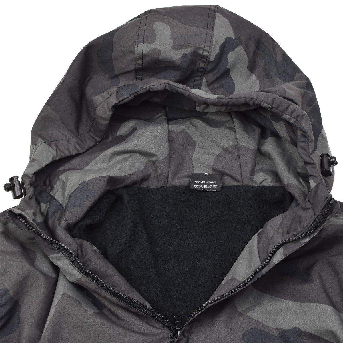 MIL-TEC Anorak Sports Jacket Lichtgewicht CCE Night Camouflage Sportswear met capuchon