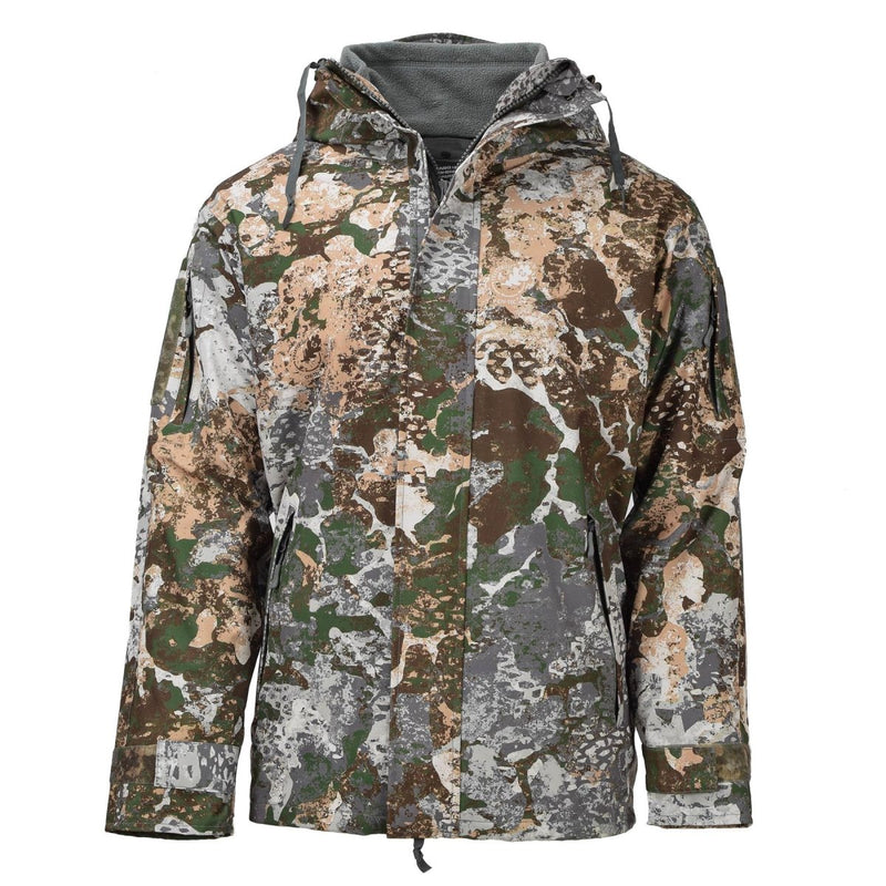 MIL - TEC army rain wet weather jacket Gen II with fleece liner waterproof hooded - GoMilitar