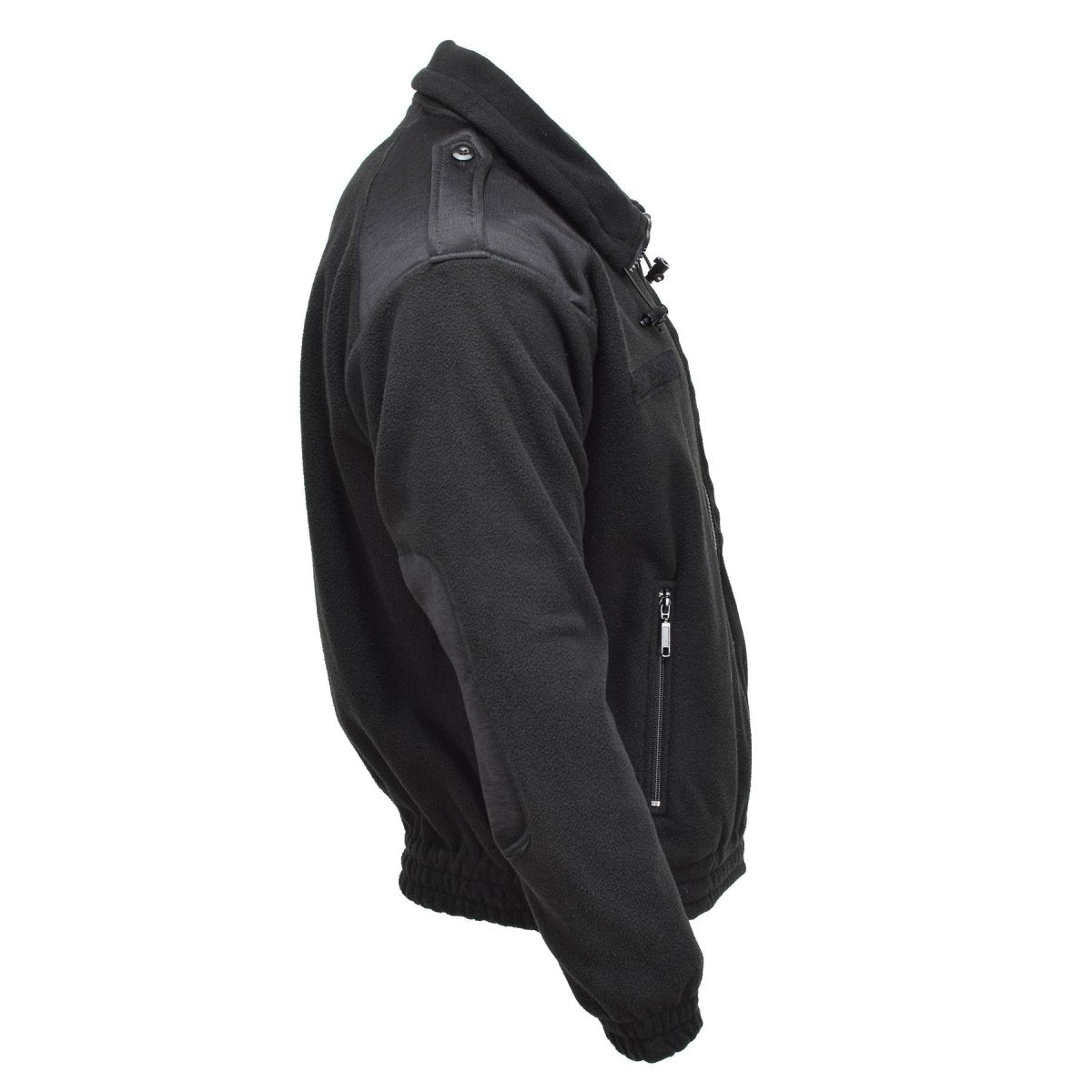 Mil-Tec Army Style Fleece Pullover Cold Weather Jacket Sportswear Sweater Zwart
