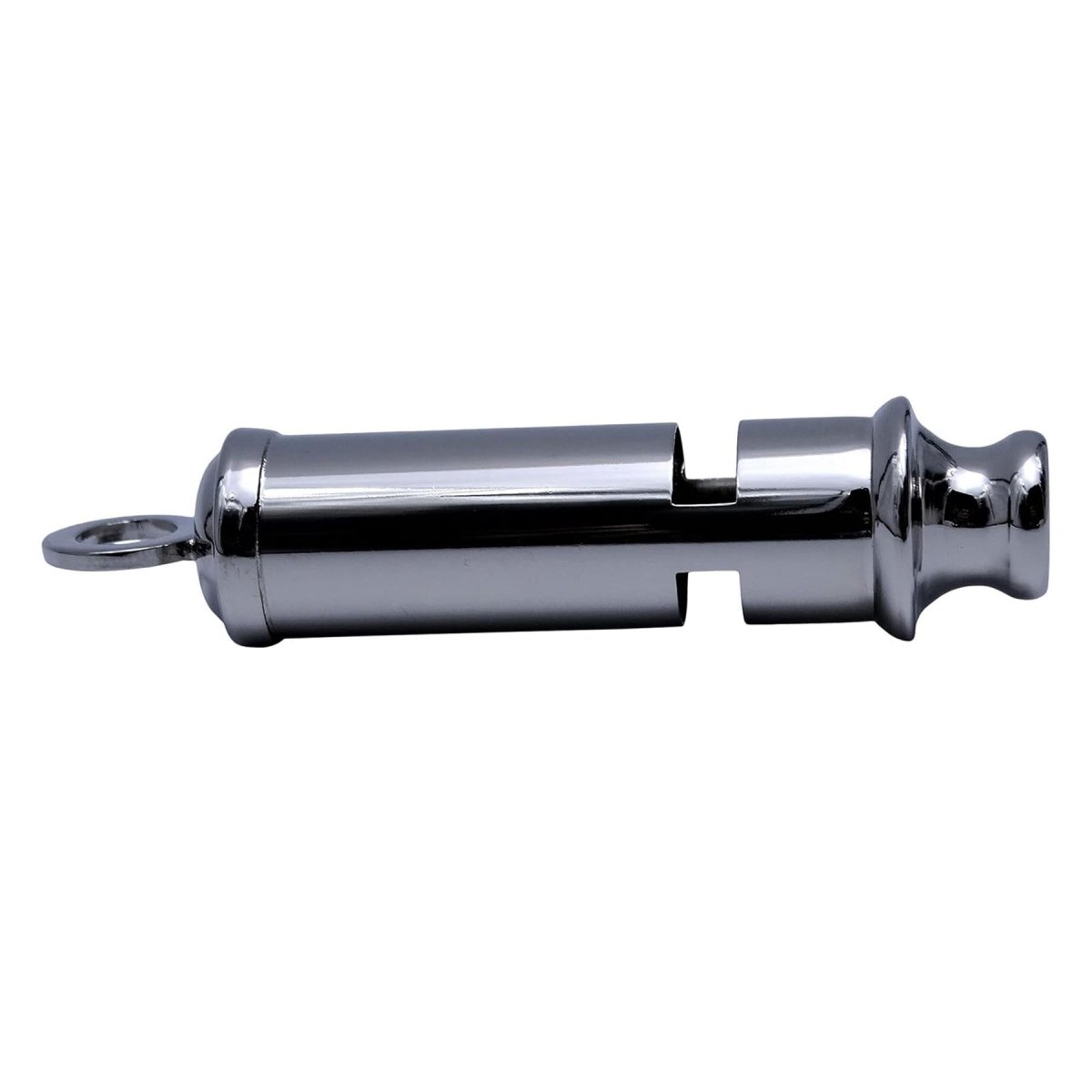 MIL-TEC Bobby Signal Whistle Nikkel Geplateerd messing lichtgewicht duurzaam grijs