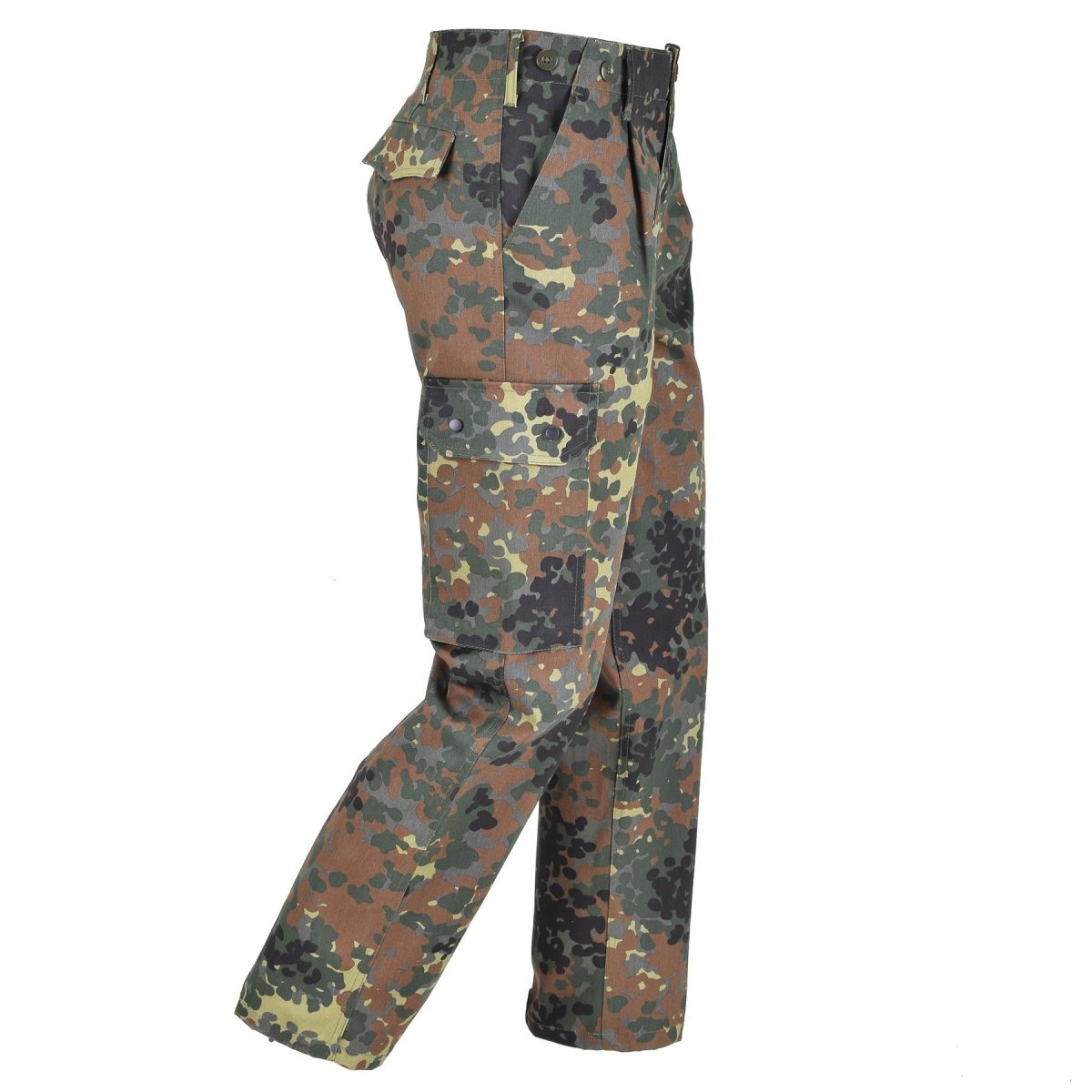 MIL-TEC merk Duitse leger stijl kwaliteit flectarn camo gewone vrachtfield broek