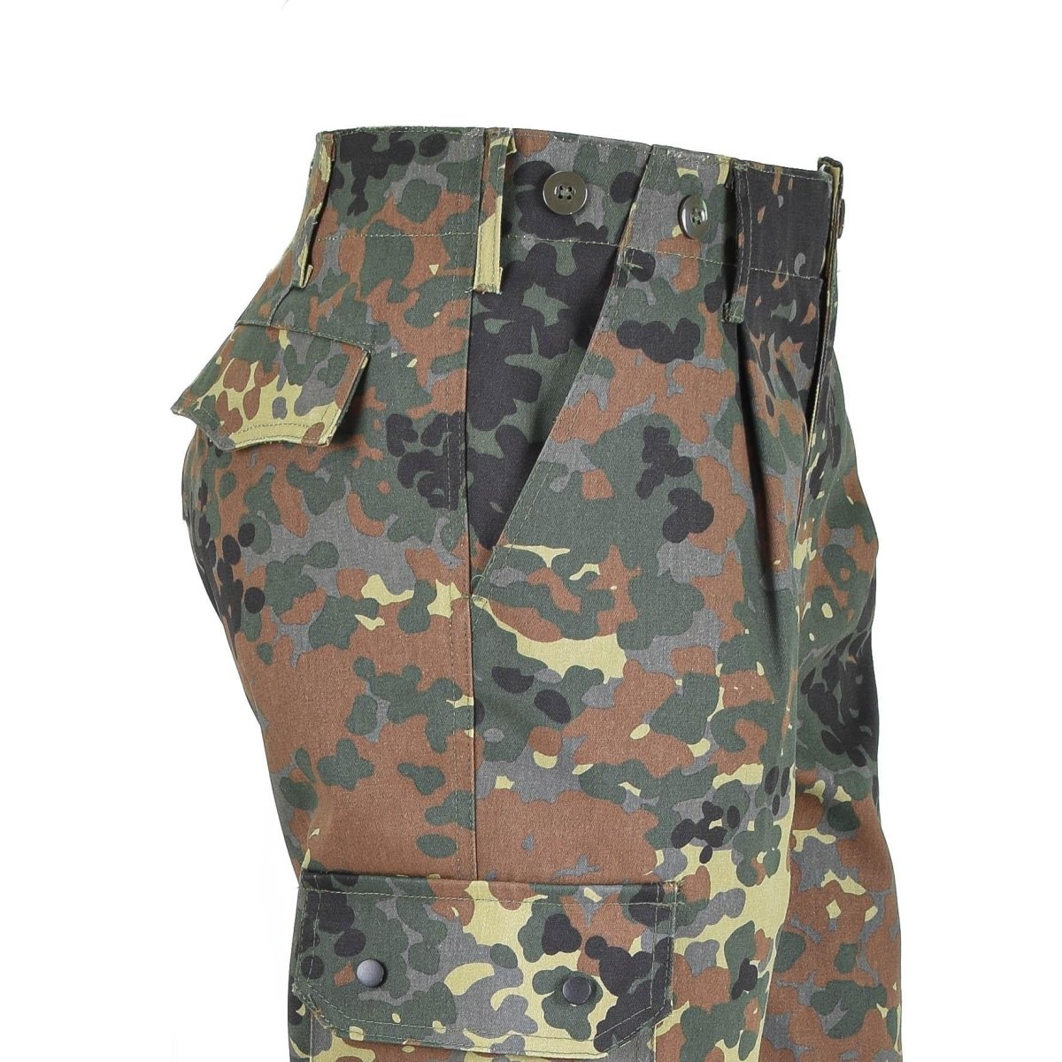 MIL-TEC merk Duitse leger stijl kwaliteit flectarn camo gewone vrachtfield broek