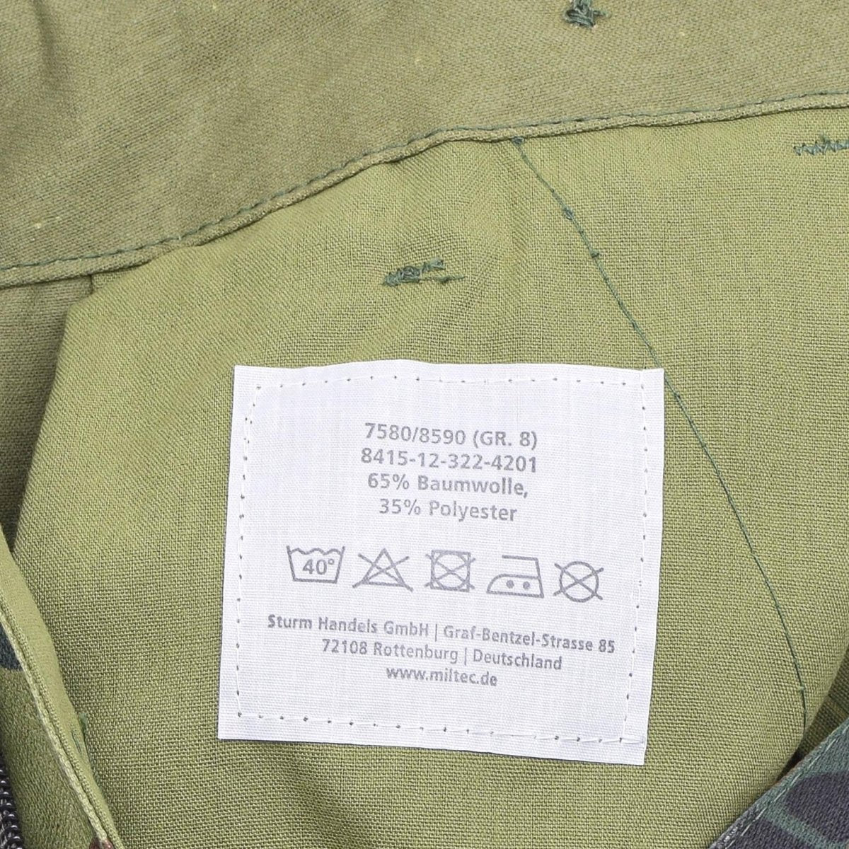 MIL-TEC merk Duitse leger stijl kwaliteit flectarn camo gewone vrachtfield broek