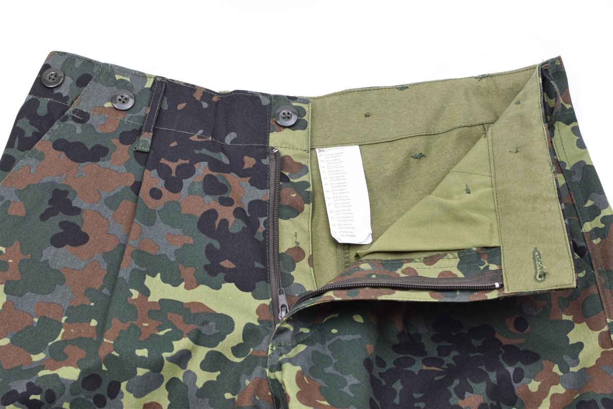 MIL-TEC merk Duitse leger stijl kwaliteit flectarn camo gewone vrachtfield broek
