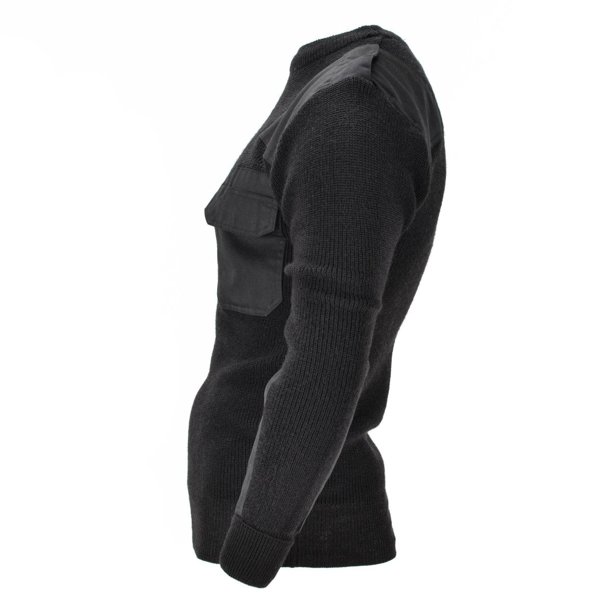 Mil-Tec Brand Men Sweater Duitse pullover commando jumper zwarte trui wol