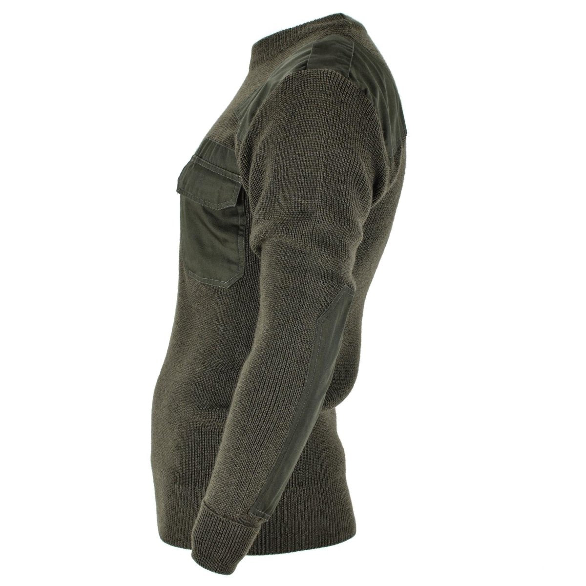 Mil-Tec Brand Men Sweater Duitse pullover Commando Jumper Olive Od Sweater Wool