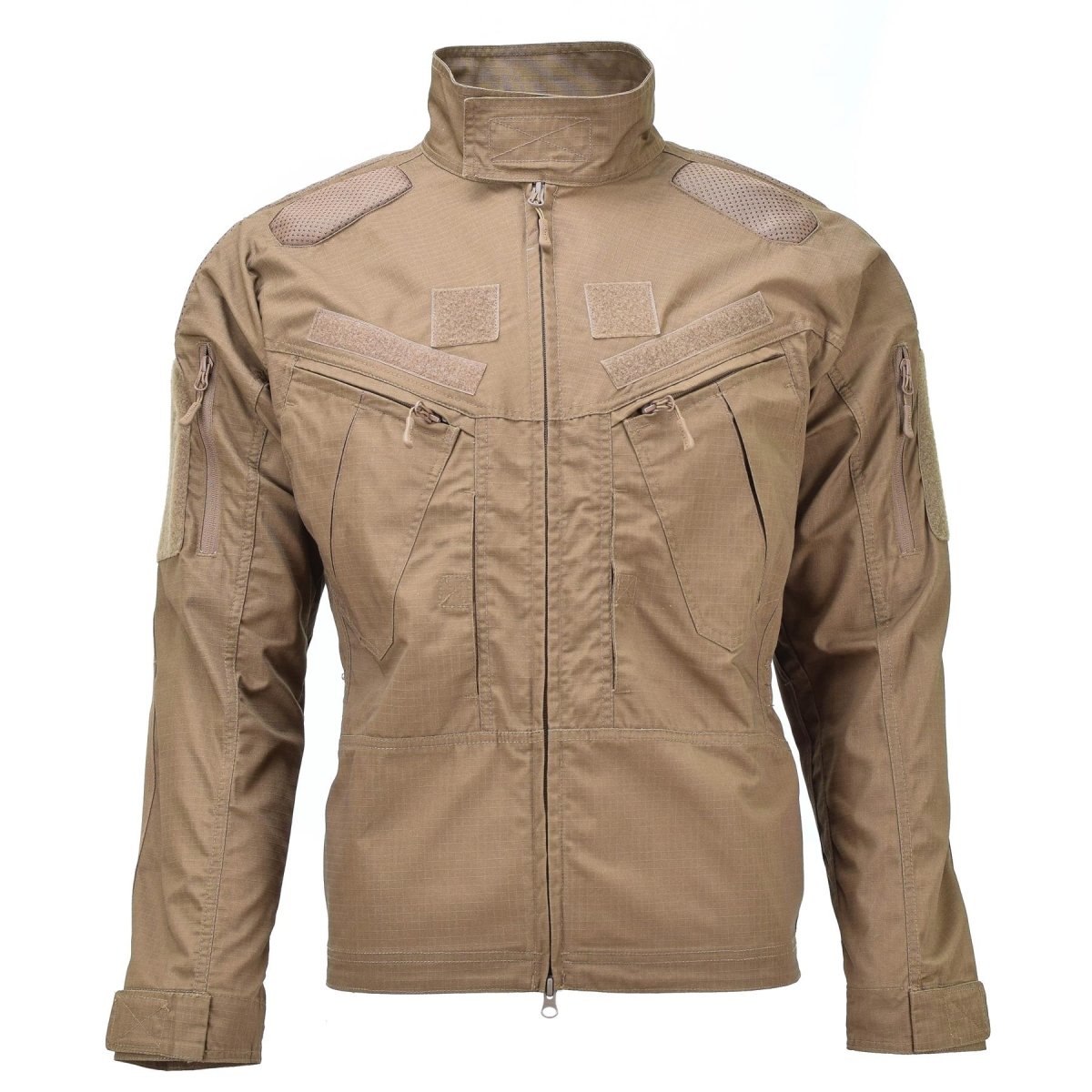 Mil-tec merk militaire stijl ripstop donkere coyote gevechts troepen jas chimera