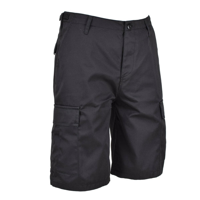 Mil - Tec Brand Military Style troepen bermuda gevechtsuniform legershort zwart - GoMilitar