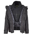 Mil-Tec Brand Parka W Winter Liner Warm Black Jacket Waterdichte mannen Regenuitrusting