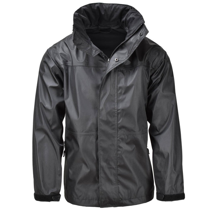 Mil-Tec Brand Regenjas Zwart waterdicht Heren Regenkleding waterbestendig heren - GoMilitar
