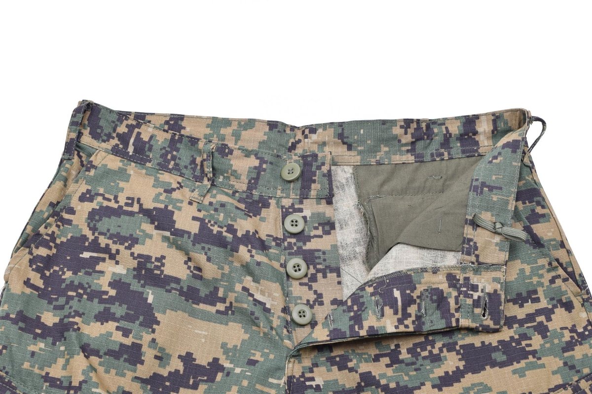 Mil-Tec Brand U.S. Army Style Digital Woodland Camo Pants Field Troop Trousers