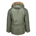 Mil-Tec Brand U.S. Militaire stijl Aviator Parka N3B Faux Fur Hooded Olive Nieuw