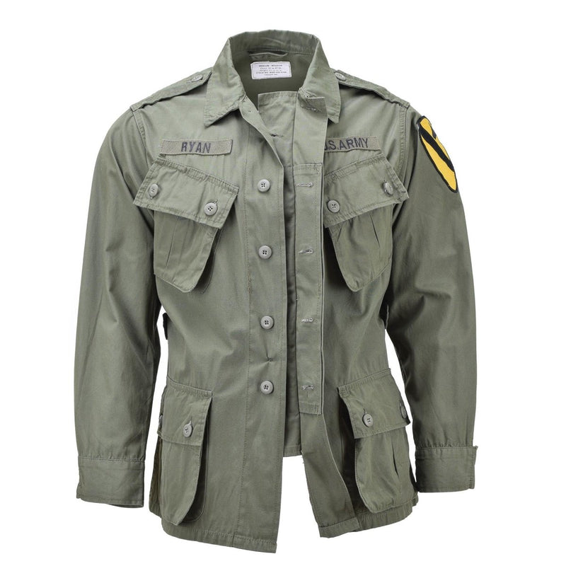 MIL-TEC merk Amerikaanse militaire stijl OD M64 Vietnam Jungle Jacket lichtgewicht BDU