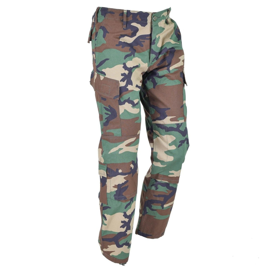 MIL-Tec Brand U.S. Militaire stijl Woodland Camo Ripstop Soldaten BDU Cargobroek