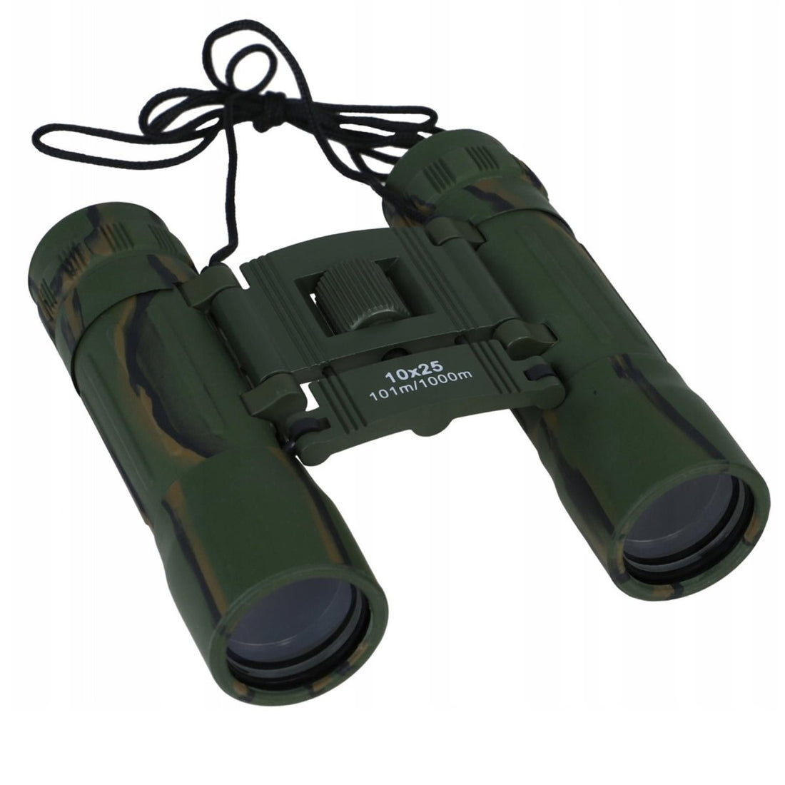 MIL-TEC Invouwbare verrekijker 10x25 Clear View Protective Nylon Bag Camo