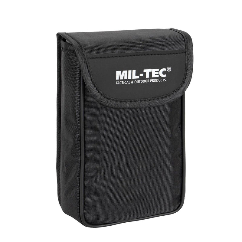 MIL-TEC Invouwbare verrekijker 10x42 Diopter Fine Tuning Draagzak Zwart