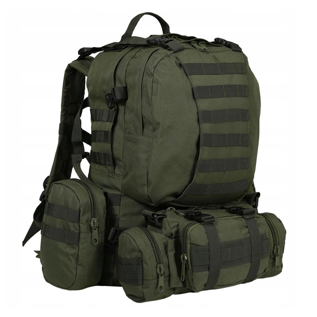 Mil-Tec Defense Assembly Pack Tactical Backpack Detachable Belt Rucksack Olive