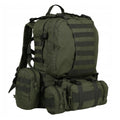 Mil-Tec Defense Assembly Pack Tactical Backpack Detachable Belt Rucksack Olive