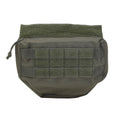 MIL-TEC vervolgingzakje Molle Type kleine tactische utility tas voorpaneel olijf