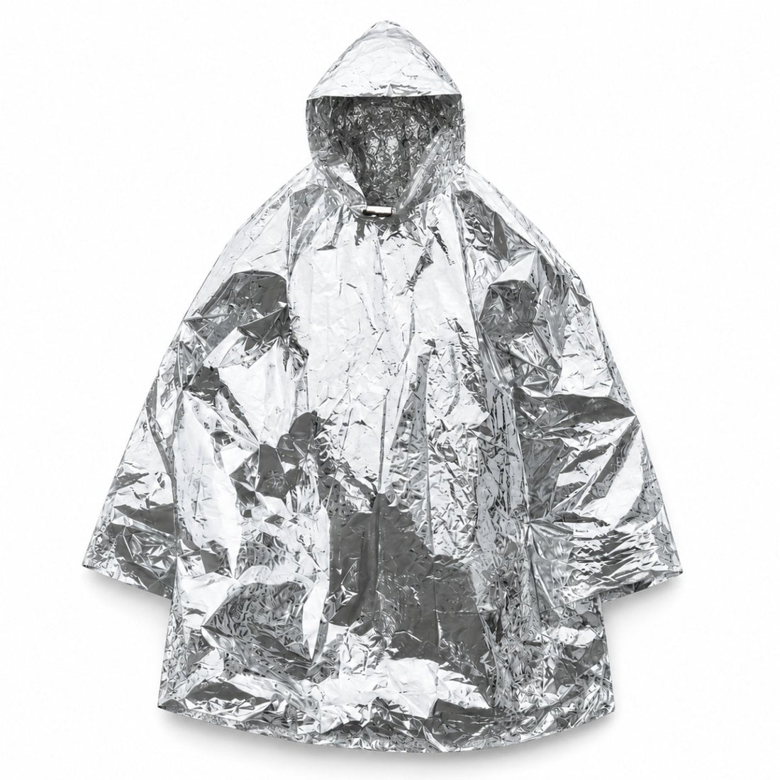 Mil-Tec Emergency Survival Poncho Lichtgewicht thermische regenhoes met capuchon
