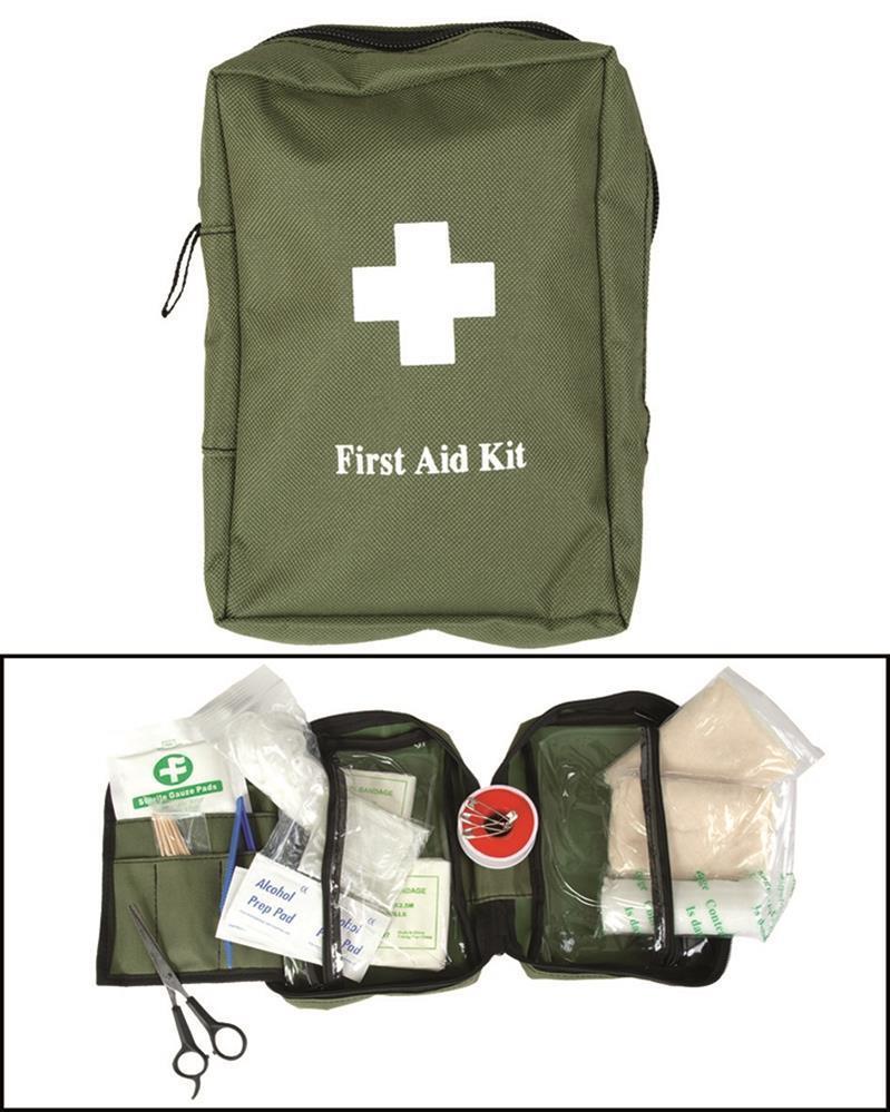 MIL-TEC EHBO KIT Large Molle Attachment Emergency Medical Pouch Olive