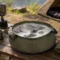 Mil-Tec Opvouwbare Nylon Kom 10L OD Groen Camping Wastafel Opvouwbaar
